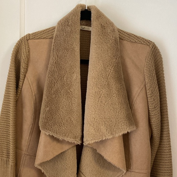 Shawl collar open cardigan - Picture 2 of 4